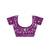 Organza purple saree with organza blouse