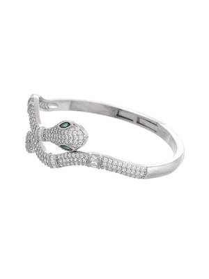 Elegant diamond snake bracelet for women 1