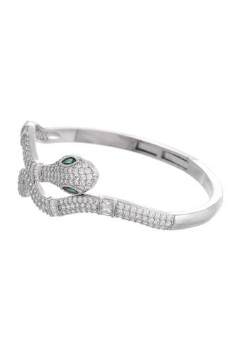 Elegant diamond snake bracelet for women