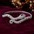 Elegant diamond snake bracelet for women