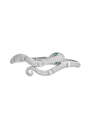 Elegant diamond snake bracelet for women 4