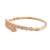 Gold-toned diamond-studded bracelet for women