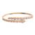 Gold-toned diamond-studded bracelet for women
