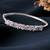 Silver-toned cubic zirconia bracelet for women