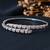 Silver diamond bracelet for women