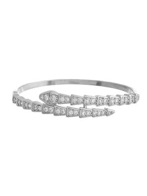 Silver diamond bracelet for women 4