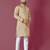 Brown hand work men's kurta and Pajama for Mens