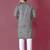 Grey hand work men's kurta and Pajama for Mens