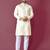 White hand work men's kurta and Pajama for Mens