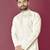 White hand work men's kurta and Pajama for Mens
