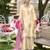 Cream premium embroidered pure gajji readymade plazzo suit