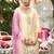Cream premium embroidered pure gajji readymade plazzo suit