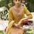 Yellow  premium embroidered pure shimmer stitched dhoti suit