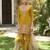 Yellow  premium embroidered pure shimmer stitched dhoti suit
