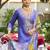 Blue premium embroidered pure shimmer readymade salwar suit