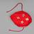 Boy red with flower gota hand embroidery with lehariya dhoti set