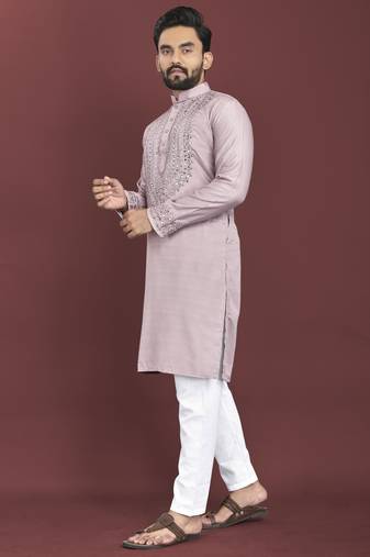 Onion original mirror work men's kurta and Pajama for Mens
