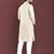 White original mirror work men's kurta and Pajama for Mens