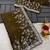 Olive embroidered print Jimmy Choo Saree with stitched blouse