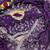 Purple embroidered print Jimmy Choo Saree with stitched blouse