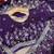 Purple embroidered print Jimmy Choo Saree with stitched blouse