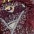 Wine embroidered print Jimmy Choo Saree with stitched blouse