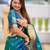 Green Maharastrian Paithani silk blend Saree