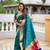Green Maharastrian Paithani silk blend Saree