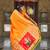 Orange Maharastrian Paithani silk blend Saree