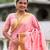 Pink Maharastrian Paithani silk blend Saree