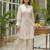 Vastramaya bouquet beige embroidered cotton co ord set