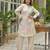 Vastramaya bouquet beige embroidered cotton co ord set