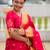 Rani Pink Maharastrian Paithani silk blend Saree