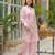 Vastramaya pinky pink embroidered cotton co ord set