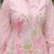 Vastramaya pinky pink embroidered cotton co ord set