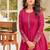 Gaurisha merlot pink embroidered cotton co ord set