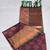 Wine purple semi soft silk saree