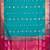 Turquoise semi silk saree