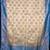 Pastel green and blue semi silk saree