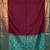 Maroon meenakari semi soft silk saree