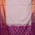 Pearl white meenakari semi soft silk saree