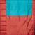 Pastel blue and peach pure touch silk saree