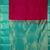 Wine maroon and teal green pure touch silk saree
