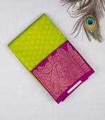 Green pure touch silk saree