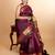 Wine purple pattu saree