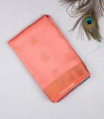Peach pure touch silk saree