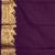 Orange and purple designer semi silk saree