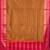 Honey brown brocade semi silk saree