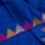Blue temple border silk saree