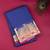 Royal blue and pink silk saree